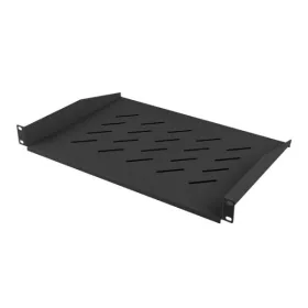   Lanberg AK-1008-B 19" 1U MÉLY:315mm MAX:25kg terhelhetőségű 2 ponton rögzíthető fix fekete tálca