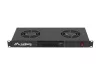 Lanberg AK-1502-B 19" 1U 2x ventilátor + termosztát egység LCD kijelzővel