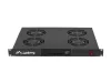 Lanberg AK-1503-B 19" 1U 4x ventilátor + termosztát ventilátor egység LCD kijelzővel