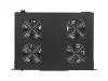 Lanberg AK-1503-B 19" 1U 4x ventilátor + termosztát ventilátor egység LCD kijelzővel