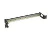 Lanberg AK-1801-B 19" 1U fekete DIN sín panel