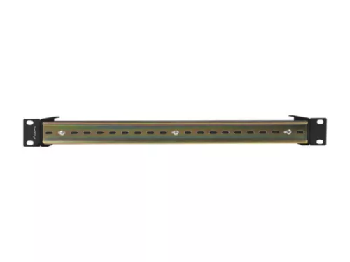 Lanberg AK-1801-B 19" 1U fekete DIN sín panel