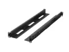 Lanberg AK-1902-B 19" 1U 650x1090mm állítható fekete rack sín készlet