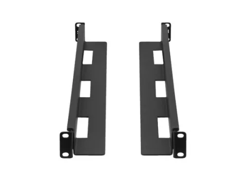 Lanberg AK-1902-B 19" 1U 650x1090mm állítható fekete rack sín készlet