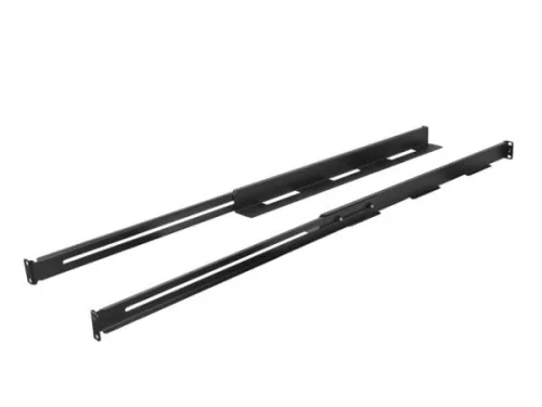 Lanberg AK-1902-B 19" 1U 650x1090mm állítható fekete rack sín készlet