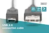 DIGITUS AK-300130-010-S High Speed 2.0 mini USB B - USB type A kábel 1m