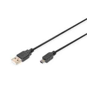   DIGITUS AK-300130-018-S High Speed 2.0 mini USB B - USB type A kábel 1,8m