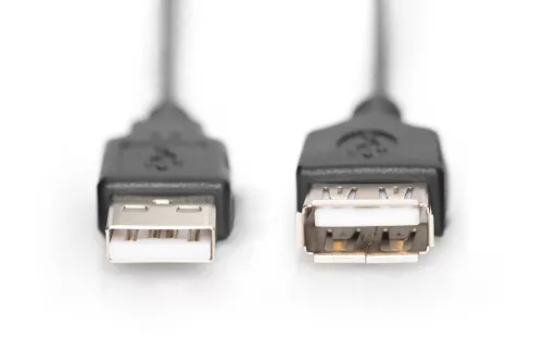 DIGITUS AK-300200-018-S High Speed 2.0 USB AM/F 1,8m hosszabbító kábel