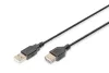 DIGITUS AK-300200-030-S High Speed árnyékolatlan 2.0 USB AM/F 3m hosszabbító kábel