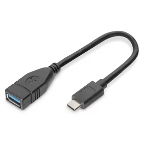   DIGITUS AK-300315-001-S USB 3.0 Type A anya-> USB 3.0 Type C apa 0,15m OTG adapter