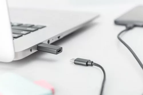 DIGITUS AK-300524-000-S SuperSpeed USB-A 3.0 - USB Type-C adapter