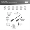 DIGITUS AK-330114-050-S High Speed Full HD 3D 30Hz 1.4 aranyozott Ethernet HDMI kábel 5m