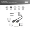 DIGITUS AK-330201-020-S High Speed UHD 4K 30Hz 1.4 HDMI Ethernet hosszabbító kábel 2m