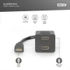 DIGITUS AK-330400-002-S Full HD 3D 24Hz aranyozott HDMI Y-elosztó kábel 0,2m
