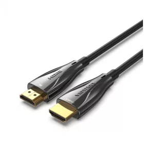   Vention HDMI/M -> HDMI/M HD, (8K, optikai kábel, fekete, 1080P@160Hz /2K@144Hz /4K@120Hz / 8K@60Hz, Átviteli sebesség: 48Gbps), 20m, kábel