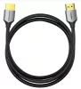 Vention HDMI -> HDMI, (Ultra vékony kivitel, Szürke Aluminum Ötvözet), 0,5m, kábel