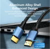 Vention HDMI/M -> HDMI/M (8K, alu, kék), 2m, kábel