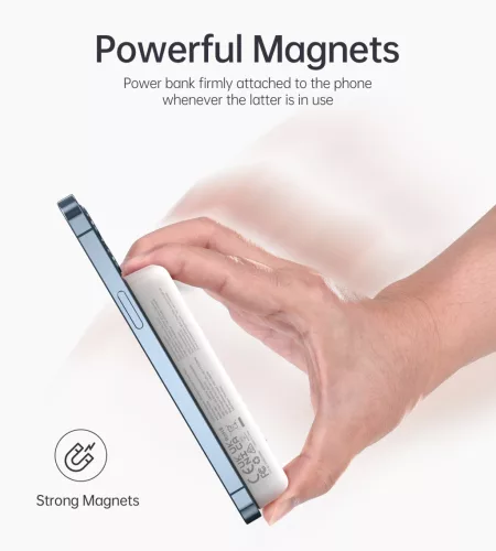 Choetech B651, 10000mAh (Magsafe,fehér), PowerBank
