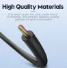 Vention 2*3.5mm jack/M -> 3.5mm jack/F, (ABS, audio, fekete), 0,3m, kábel