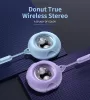 Choetech BH-T22  GlitzDonut TWS (Világító,nyakkábeles,kék), Fülhallgató