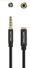 Vention 3.5mm jack/M -> 3.5mm/F , (hosszabbító,audio,fekete),  5m, kábel