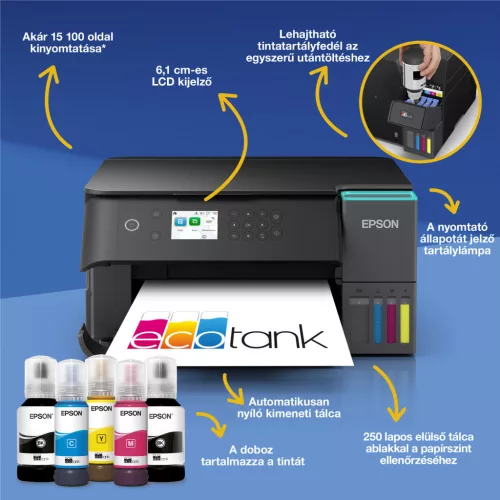 Epson EcoTank L6360 színes tintasugaras multifunkciós nyomtató