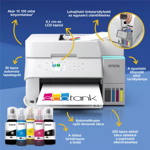 Epson EcoTank L6376 színes tintasugaras multifunkciós nyomtató
