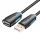 Vention USB-A 2.0/M -> USB-A 2.0/F 1m (hossz, PVC), kábel
