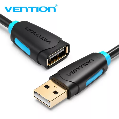 Vention USB-A 2.0/M -> USB-A 2.0/F 1,5m (hossz, PVC), kábel