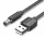 KÁBEL USB-A -> DC 5.5mm, 1m, (fekete), Vention