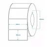 Tekercses PAPÍR címke 60x25 mm 2500 db/tekercs