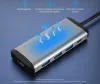 Vention USB-C -> HDMI/3*USB3.0/RJ45/PD, ( 6-1,szürke), 0,15m, konverter