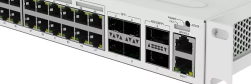 MikroTik CRS354-48P-4S+2Q+RM 48xGbE PoE LAN 4x10G SFP+ 2x40G QSFP+ port Cloud Router PoE Switch
