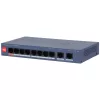 Dahua CS4010-8ET2GT-60 8x10/100 Mbps PoE + 2x1 Gbps uplink, 60W, Cloud Managed PoE Switch
