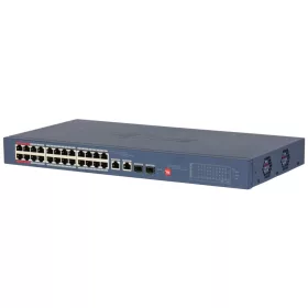   Dahua CS4226-24ET-240 24x10/100 Mbps PoE + 2x1 Gbps RJ-45/SFP Combo Uplink, 240W, Cloud Managed PoE Switch