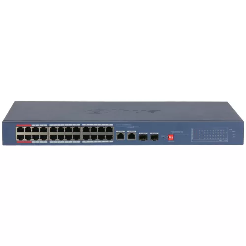 Dahua CS4226-24ET-240 24x10/100 Mbps PoE + 2x1 Gbps RJ-45/SFP Combo Uplink, 240W, Cloud Managed PoE Switch
