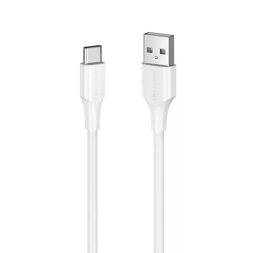 Vention USB-A 2.0/M -> USB-C/M, fehér, 2m, kábel