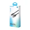 Vention USB-A 2.0/M -> USB-C/M, 1m,(fekete,3A), kábel