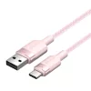 Vention USB-A 2.0/M -> USB-C/M, 1m,(pink,3A), kábel