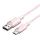 Vention USB-A 2.0/M -> USB-C/M, 1m,(pink,3A), kábel