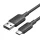 Vention USB-A 2.0/M -> USB-C/M, 1m,(fekete), kábel
