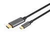 DIGITUS DA-70821 USB C - HDMI A 1,8m szürke video átalakító kábel
