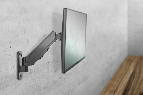 DIGITUS DA-90396 Gázrugós fali univerzális VESA 75/100 1-es fekete monitor tartó konzol