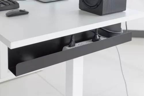 DIGITUS DA-90448 Asztal alatti fekete kábelvezető csatorna