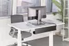 DIGITUS DA-90448 Asztal alatti fekete kábelvezető csatorna