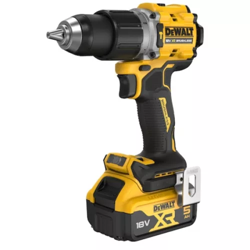 DEWALT Ütvefúró-csavarozó, 18V, XR, kefe nélküli, 2x5Ah