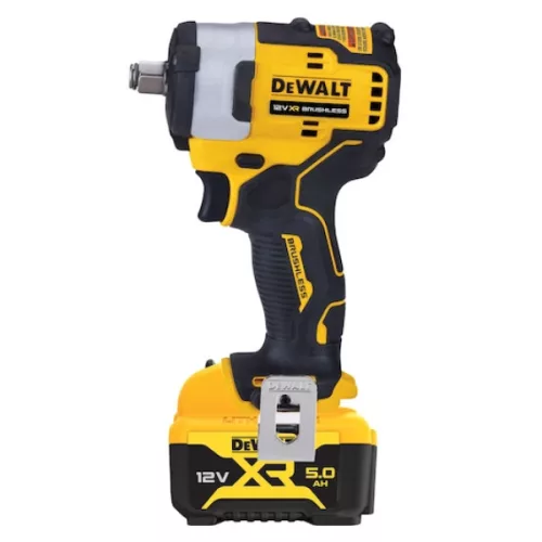 DEWALT Ütvecsavarozó, 12V, XR, kefe nélküli, 1/2, 2x5Ah