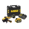 DEWALT Sarokcsiszoló, 18V, XR, kefe nélküli, 125mm, 1x6Ah
