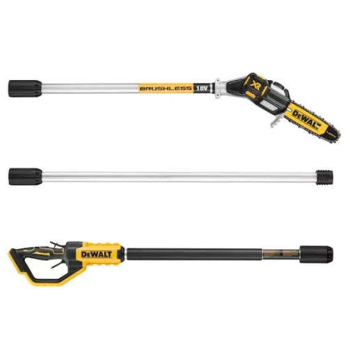 DEWALT Magassági ágvágó, 18V XR, 20cm, akku és töltő nélkül