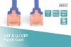 DIGITUS DK-1617-0025/B Cat.6 U/UTP LSZH 0,25m kék patch kábel